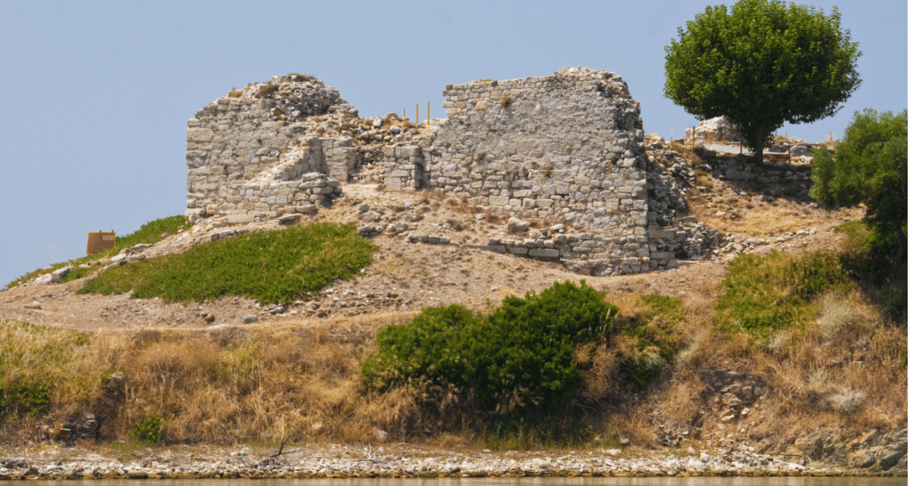 ancient byzantine ruins in Toroni