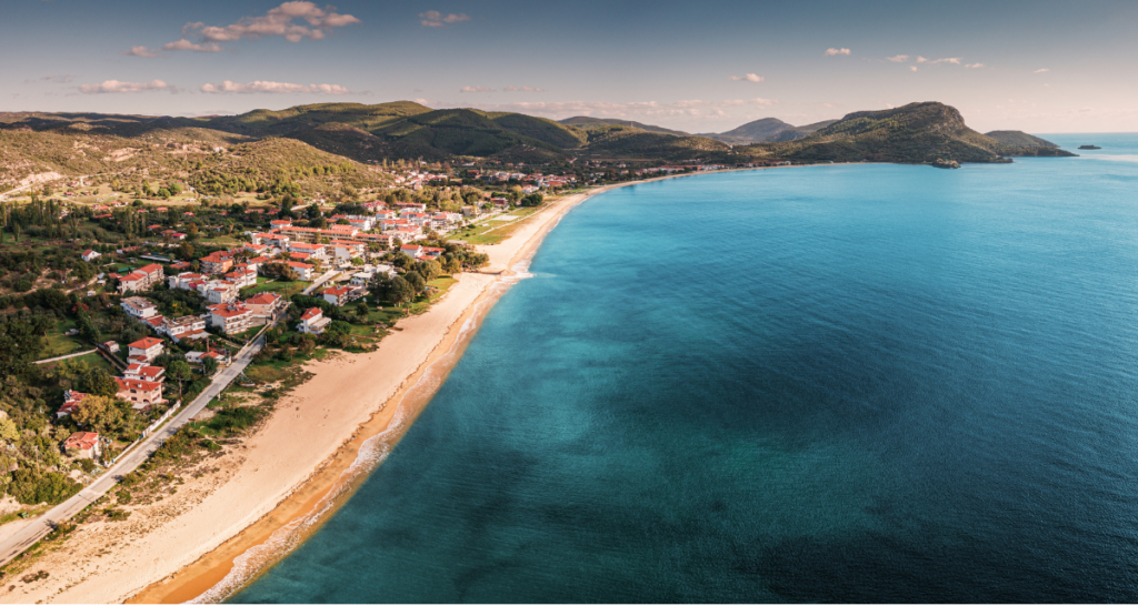 The beach of Toroni